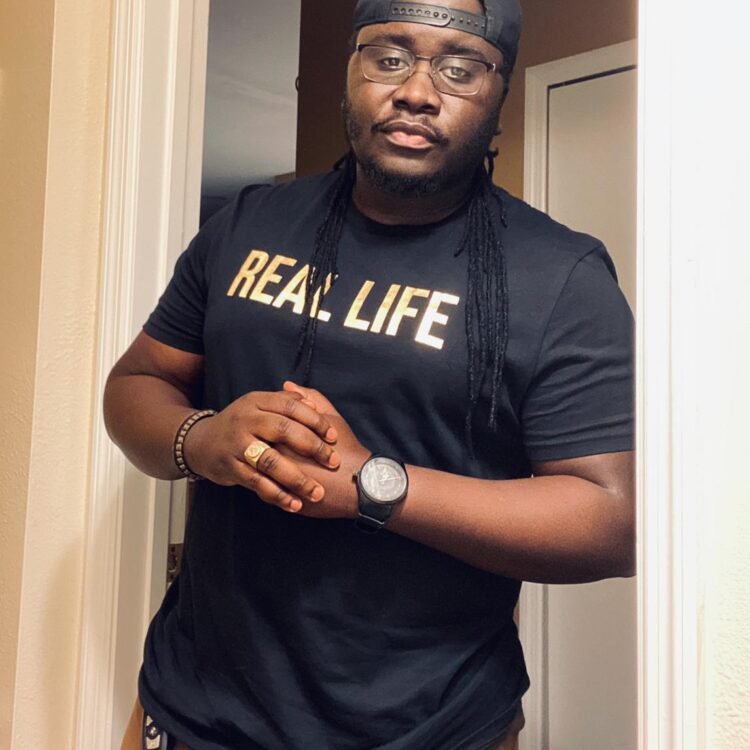 REAL LIFE Picture 3 (T-shirt)(Black)